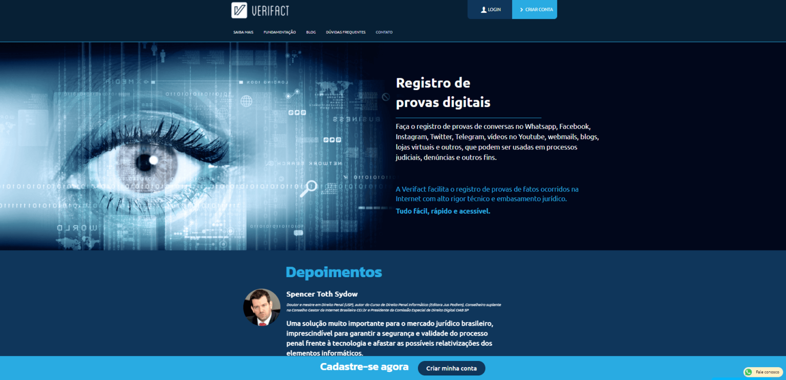 Verifact Verifact Registro De Provas Digitais